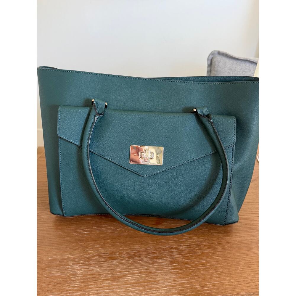 Kate Spade Post Street Halsey Tote Nightforest Green WKRU4173 NWT - Picture 2 of 6